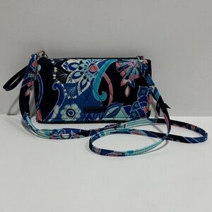Vera Bradley RFID All-in-One Crossbody bag in the "Winter Forest" pattern